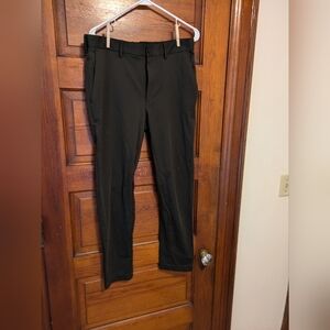 Banana Republic Slim Fit Performance Pants 31x30 Dark Olive Green Like New